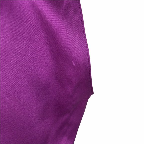 Elie Tahari Deep Purple Silk SleevelessTank, Small - Picture 5 of 5